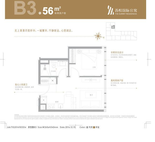 苏悦国际公寓B3